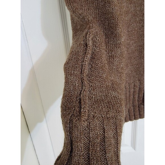 ASTR The Label Cowlneck Cape Side Split Hem Wool Blend Sweater‎ Brown Sz M NWOT - Picture 10 of 15